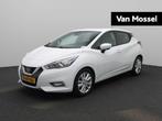 Nissan Micra 1.0 IG-T N-Connecta Achteruitrijcamera, Auto's, Voorwielaandrijving, Gebruikt, Euro 6, Wit