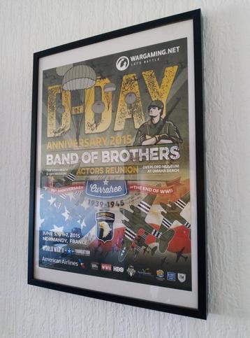 Band of Brothers Poster - Actors Reunion 2015 gesigneerd!! beschikbaar voor biedingen