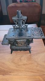 Antiek gietijzeren fornuisje poppenhuis, Ophalen of Verzenden