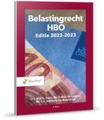 Belastingrecht HBO editie 2022-2023, ISBN 9789001754259, Drs.M.E.H. Sterk e.a., Nieuw, Beta, HBO