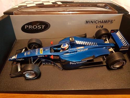 F1 prost Peugeot ap02 Jarno trulli 1999, Hobby en Vrije tijd, Modelauto's | 1:18, Zo goed als nieuw, Auto, MiniChamps, Ophalen of Verzenden