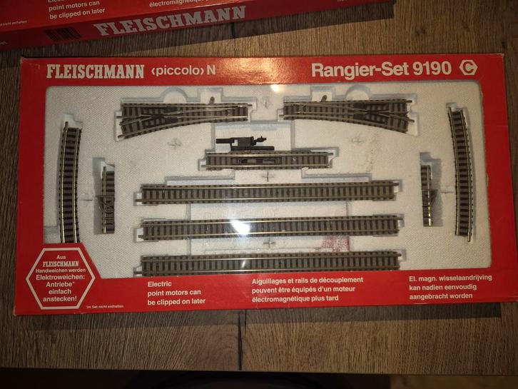 Fleischmann Piccolo N-spoor rails set 9091, Hobby en Vrije tijd, Modeltreinen | N-Spoor, Gebruikt, Rails, Gelijkstroom, Fleischmann