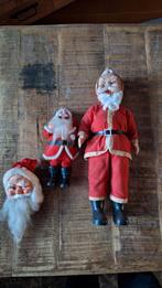 3 oude kerstmannen,  zie foto's, Ophalen of Verzenden