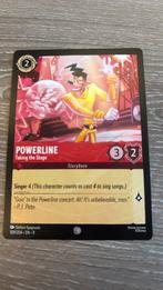Disney Lorcana Powerline taking stage 109-204 9FAB nonfoil, Hobby en Vrije tijd, Ophalen of Verzenden, Zo goed als nieuw, Losse kaart