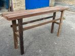 Sober en stoer sidetable 1.60 breed, Huis en Inrichting, Tafels | Sidetables, 50 tot 100 cm, Ophalen of Verzenden, Zo goed als nieuw