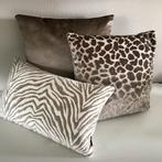 Luxe Sierkussens Taupe & Beige, Ophalen of Verzenden, Nieuw, Beige, Vierkant