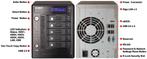 QNAP TS-509 met 3 X 2TB enterprise disken 16-5, Computers en Software, Ophalen of Verzenden, Gebruikt, Desktop, NAS