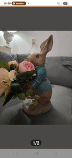 Staande paashaas met bloemen.
50 cm hoog, Diversen, Pasen, Ophalen of Verzenden, Nieuw
