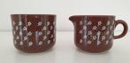 Roomstel, melkkannetje met suikerpot, retro. Ongebruikt., Overige typen, Nieuw, Ophalen of Verzenden, Overige stijlen