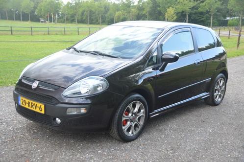 Fiat Punto Evo 1.4 Racing Zwart Clima, Auto's, Fiat, Bedrijf, Punto EVO, ABS, Airbags, Airconditioning, Boordcomputer, Climate control