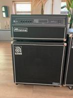 Ampeg Bastop met twee speakerkasten, Ophalen of Verzenden, Zo goed als nieuw, 100 watt of meer