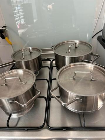 5-delige Pannenset - Gasfornuis beschikbaar voor biedingen