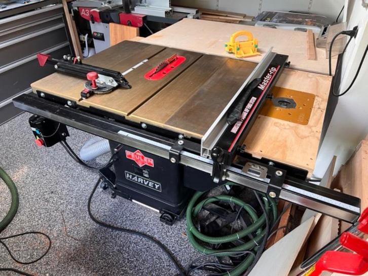 Harvey HW110SE-30 Black Label Gold circelzaag zaagtafel, Doe-het-zelf en Verbouw, Gereedschap | Zaagmachines, Zo goed als nieuw