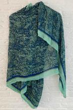 Prachtige grote Shawl omslagdoek Stola mooie natuur Print, Ophalen of Verzenden, Zo goed als nieuw, Sjaal
