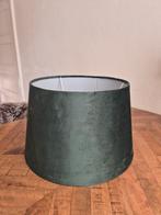 Donkergroene nieuwe lampekap, velours, Huis en Inrichting, Lampen | Lampenkappen, Ophalen, Nieuw, Rond, Minder dan 25 cm