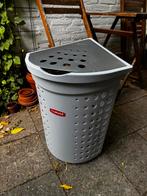 Curver wasmand – grijs kunststof met deksel, Huis en Inrichting, Badkamer | Badtextiel en Accessoires, Ophalen, Zo goed als nieuw