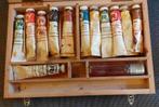 kistje olieverf tubes Rubens 11 stuks, Hobby en Vrije tijd, Schilderen, Ophalen, Gebruikt, Olieverf