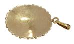 14 karaats gouden Vintage ketting hanger 16 granaten rozet, Goud, Goud, Met edelsteen, Ophalen of Verzenden