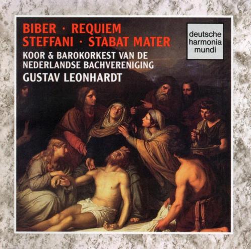BIBER Requiem CD LEONHARDT DHM STEFFANI Stabat mater, Cd's en Dvd's, Cd's | Klassiek, Gebruikt, Barok, Ophalen of Verzenden