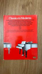 Classics to modern - piano, Gebruikt, Klassiek, Les of Cursus, Ophalen of Verzenden