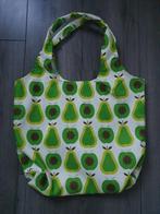 Retro print shopper, tote bag nieuw, Sieraden, Tassen en Uiterlijk, Tassen | Damestassen, Nieuw, Groen, Shopper, Ophalen of Verzenden