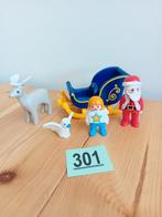 Playmobil 123 kerstman met slee, Kinderen en Baby's, Speelgoed | Playmobil, Gebruikt, Ophalen of Verzenden