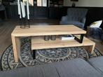 Industriele salontafel waterval - EIKENHOUT OP MAAT, Niet ingevuld, 100 tot 150 cm, Niet ingevuld, Nieuw