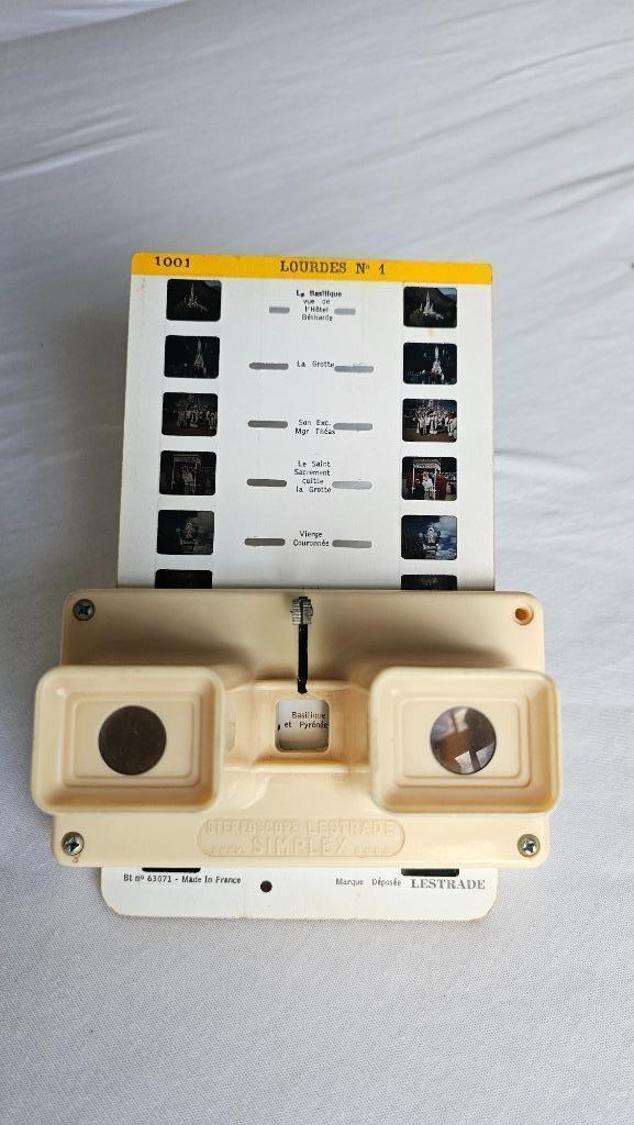 Vintage Stereokijker/Viewmaster Simplex, Verzamelen, Speelgoed, Gebruikt, Ophalen of Verzenden