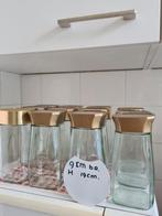 € 1,75 per st.20.glazen potten met deksel, Ophalen, Zo goed als nieuw