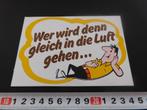 sticker tabak strip HB wer wird denn gleich in die luft gehe, Ophalen, Zo goed als nieuw, Bedrijf of Vereniging