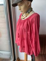 Hippie Ibiza blouse cerise M India katoen gratis verz, Nieuw, Maat 38/40 (M), Ophalen of Verzenden, Overige kleuren