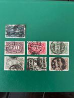 Postzegels Deutsches Reich , incl 50 mark zwart/blauw ;-), Ophalen of Verzenden, Duitse Keizerrijk, Gestempeld