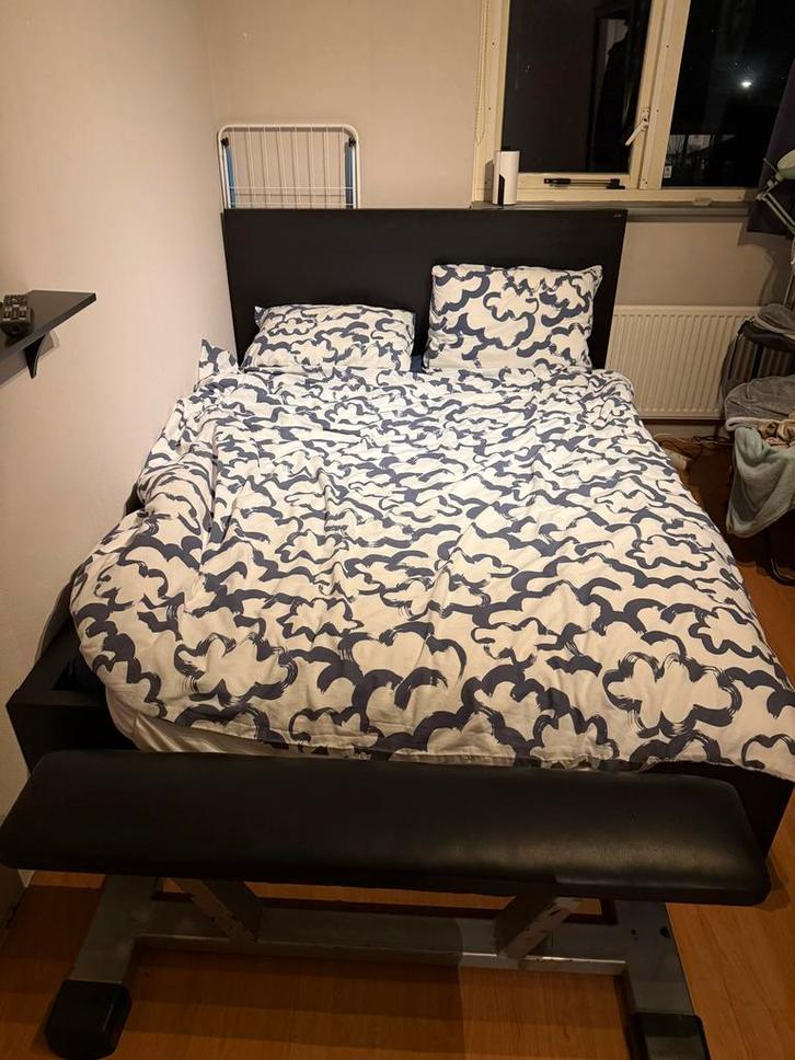 Ikea malm bed  140x200 met 2 lades in zeer goede staat, Huis en Inrichting, Slaapkamer | Bedden, Gebruikt, Tweepersoons, 140 cm