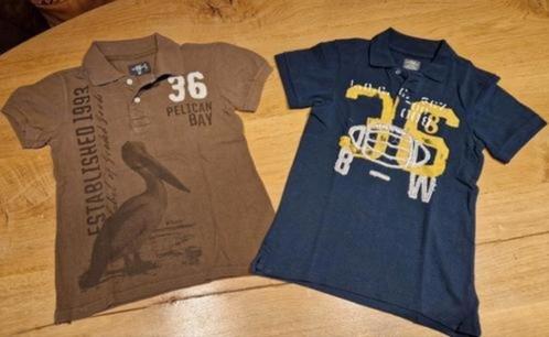 2 ZGAN polo's korte mouw, H&M, 122-128, jongen, Kinderen en Baby's, Kinderkleding | Maat 122, Zo goed als nieuw, Jongen, Shirt of Longsleeve