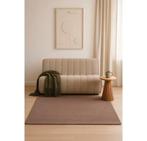 Vloerkleed taupe donkerbruin nieuw kwantum, Huis en Inrichting, Stoffering | Tapijten en Kleden, Ophalen, Nieuw, Rechthoekig, 200 cm of meer