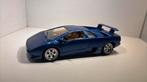 Lamborghini diablo bleu Bburago 1.18, Hobby en Vrije tijd, Modelauto's | 1:18, Ophalen of Verzenden, Bburago, A, A