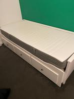 Ikea Morgedal matras 90x200, lattenbodem en matrasbeschermer, Ophalen, Zo goed als nieuw, Eenpersoons, 90 cm