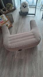 Opblaasbaar Leeskussen Beige, Huis en Inrichting, Zitzakken, Ophalen of Verzenden, Zo goed als nieuw, Beige, Overige typen