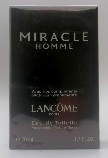 Lancôme Miracle Homme 50ml - Nieuw & Zeldzaam! beschikbaar voor biedingen