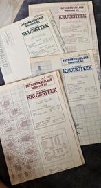 Kruissteek patronen 4 vellen, Hobby en Vrije tijd, Borduren en Borduurmachines, Ophalen of Verzenden, Patroon