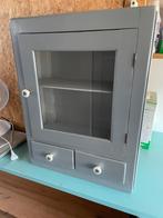Brocante/vintage wandkastje, Huis en Inrichting, Ophalen, Minder dan 50 cm, Gebruikt, Minder dan 25 cm