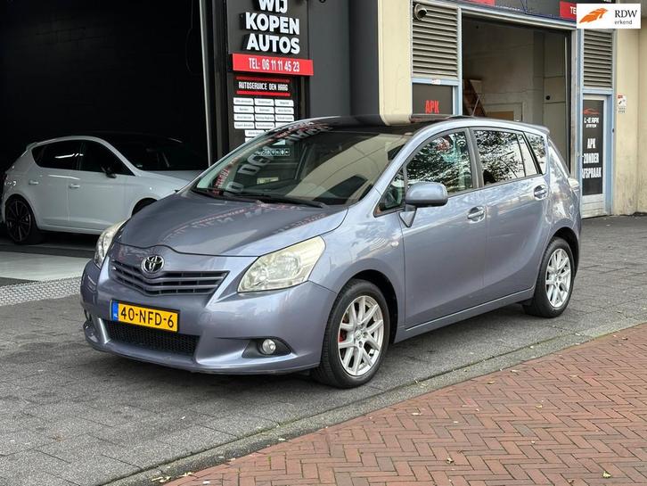 Toyota Verso 1.8 VVT-i Panoramic 7 Persoons Leer Navi Clima, Auto's, Toyota, Bedrijf, Te koop, Verso, ABS, Achteruitrijcamera