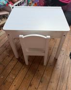 Ikea sundvik schoolbank (tekentafel/bureau) met stoel, Kinderen en Baby's, Ophalen, Zo goed als nieuw, Tafel(s) en Stoel(en)