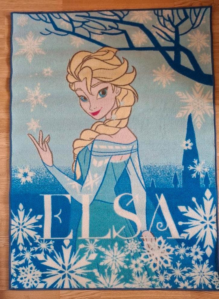 Vloerkleed met Elsa, Kinderen en Baby's, Kinderkamer | Inrichting en Decoratie, Gebruikt, Kleed of Kussen, Ophalen of Verzenden