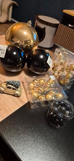 Complete set kerstversieringen zwart & goud, Ophalen, Nieuw