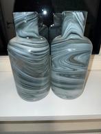 Twee decoratieve vazen, Ophalen, Overige kleuren, Minder dan 50 cm, Glas