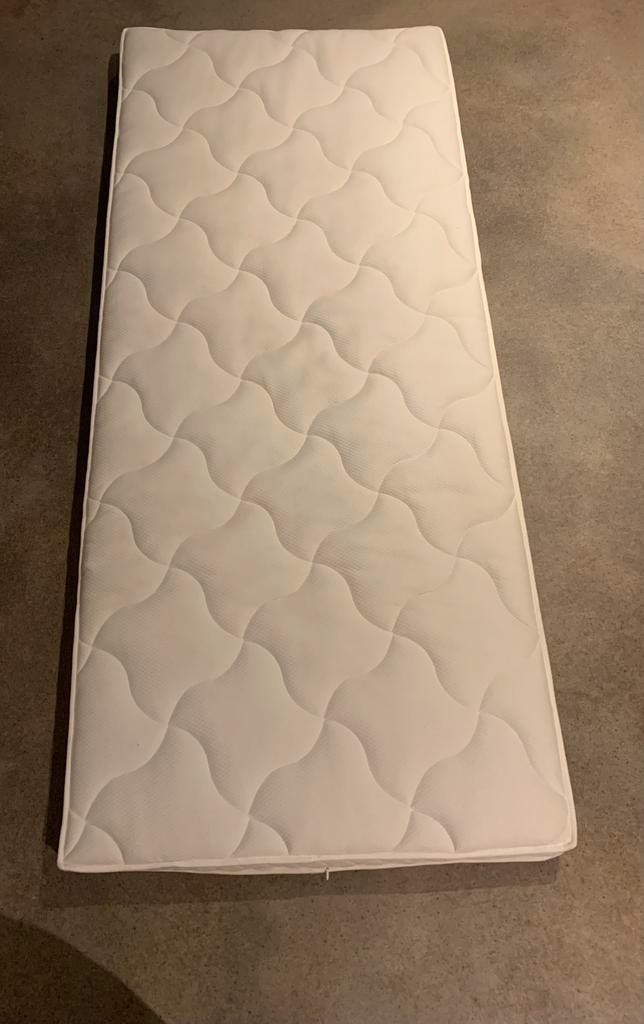 Avek topper, Huis en Inrichting, Slaapkamer | Matrassen en Bedbodems, Zo goed als nieuw, 90 cm, 210 cm, Eenpersoons, Ophalen
