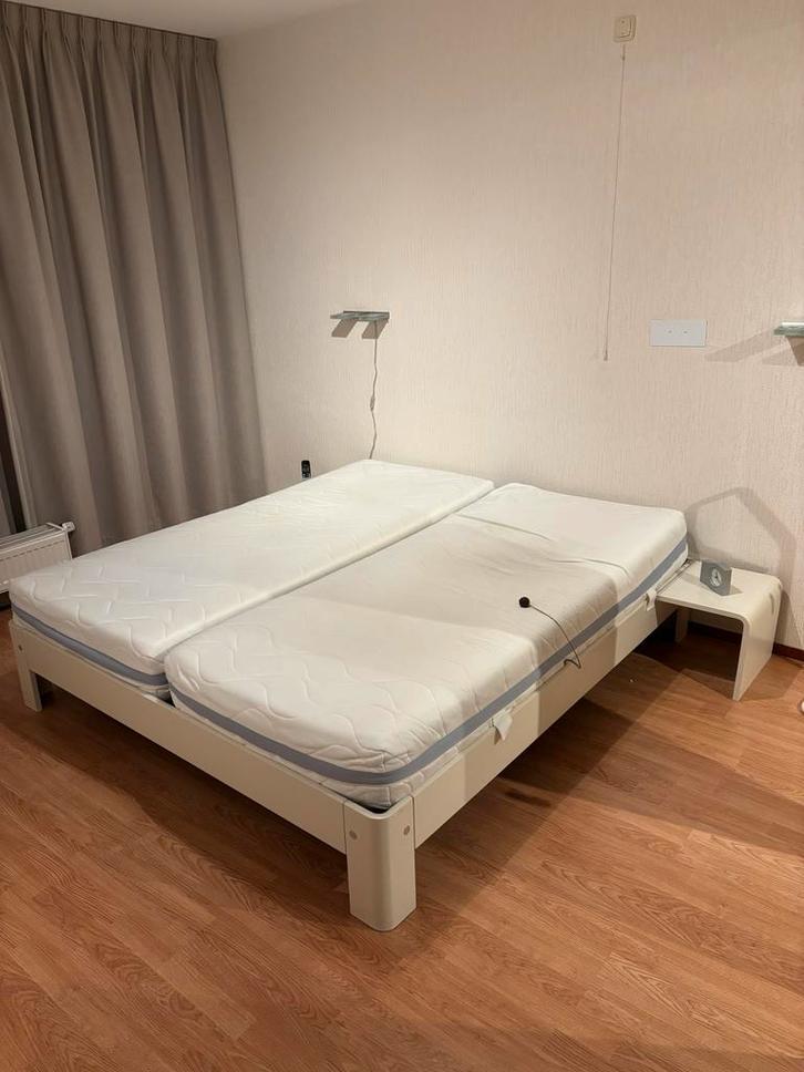 Dubbel Traagschuim Matras 90x200cm teab, Huis en Inrichting, Slaapkamer | Matrassen en Bedbodems, Zo goed als nieuw, 90 cm, 200 cm