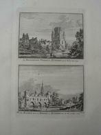 A 47-48 / Zutphen de Droogenaps Toren Kopergravure 1745, Antiek en Kunst, Kunst | Etsen en Gravures