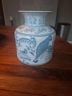 Blauw witte vaas, Antiek en Kunst, Ophalen